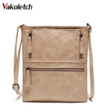 Vintage Leather Messenger Bag Shoulder Bag Crossbody Bags for Women