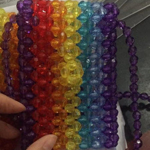 Pearl String Beads Mobile Phone Bag Hand Woven Decoration Bag