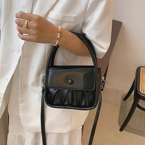 Summer Small Shoulder Messenger Bag Solid Wallet Handbag Female Leather