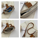 Canvas Underarm Bag Crossbody Shoulder Purse for Women