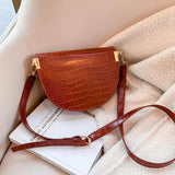 Stylish Crocodile Crossbody Bag for Women