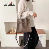 Summer Solid Women Handbag Retro Soft Leather Travel Shoulder Bag