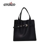 Summer Solid Women Handbag Retro Soft Leather Travel Shoulder Bag