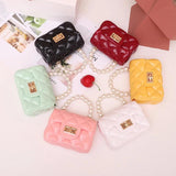 Pearls Jelly Bag Women Candy Mini Single Shoulder Bag