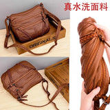 Vintage Soft Leather Women Shoulder Bags Women Handbags Satchels Messenger Bags