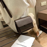 Small Crossbody Bag PU Leather Messenger Lightweight for Women