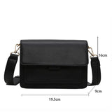 Small Crossbody Bag PU Leather Messenger Lightweight for Women