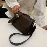 Small Crossbody Bag PU Leather Messenger Lightweight for Women