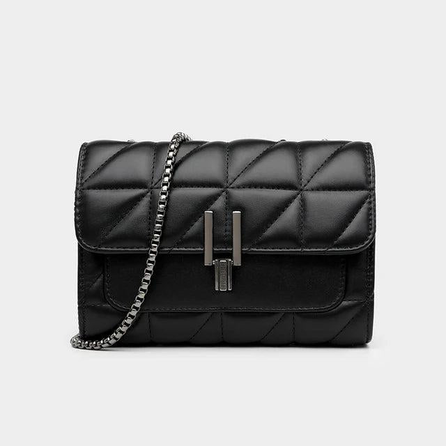 Leather Chain Crossbody Bag Women Handbag Shoulder Messenger