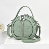 Autumn Handbag Women's Shoulder Round Bag PU Small