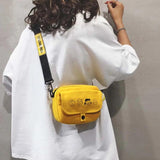 Cartoon Canvas Shoulder Bag for Women