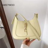 Leather Shoulder Crossbody Bag Underarm Sac A Main for Women