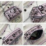 Women Geometric Patterns Crossbody Bag Handbag For Ladies