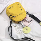 Canvas Mini Student Women's Bag Casual Small bag Girl Personality