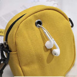 Canvas Mini Student Women's Bag Casual Small bag Girl Personality