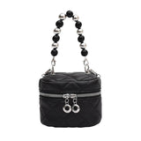Women's Pearls Chain Mini Handbag Single Shoulder Messenger Bag