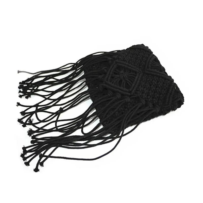 Ethnic Style Straw Tote Beach Bag for Women