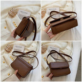Women's Beige PU Leather Handlebag Armpit Handbag