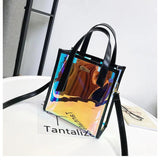 PVC Tote Bag Shopper Handbag Women Composite Bag