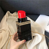 Vintage Lipstick Shape Evening Bag Wedding Party Clutch Handbag