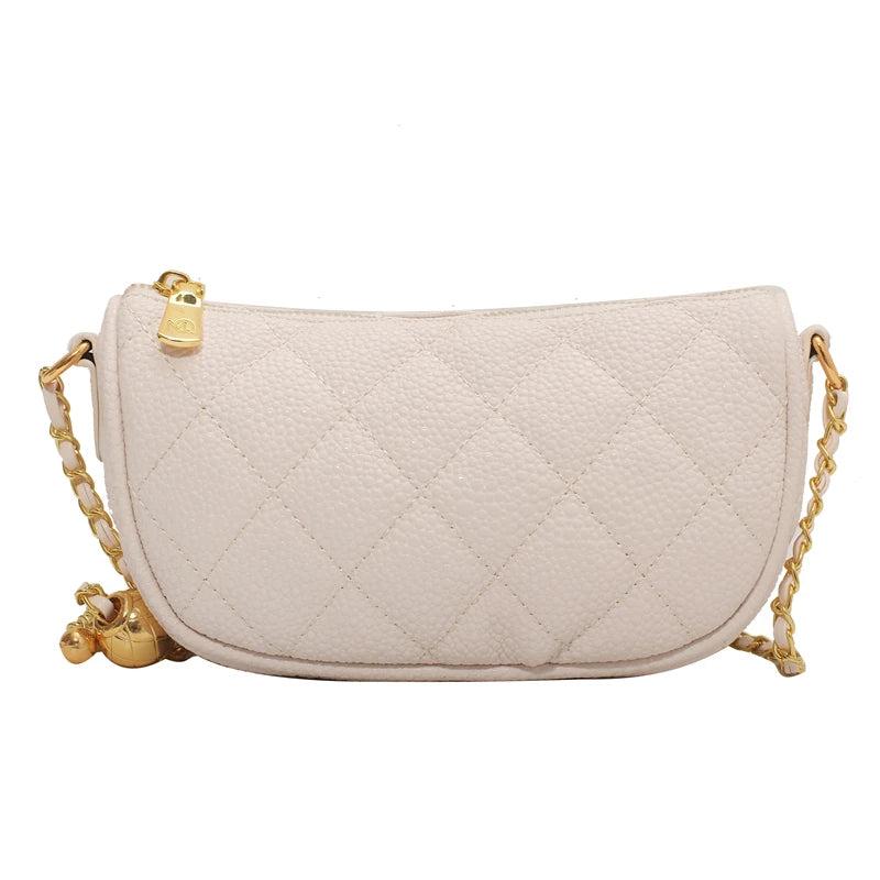 Women's PU Leather Handlebag Messenger Bag Zipper Armpit Handbag Rainbow