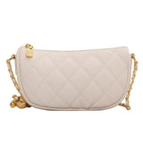 Women's PU Leather Handlebag Messenger Bag Zipper Armpit Handbag Rainbow