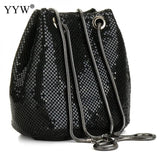 Women Bucket Shoulder Bag Crossbody Bag Evening Party Purse