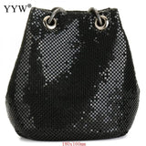 Women Bucket Shoulder Bag Crossbody Bag Evening Party Purse