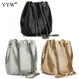 Women Bucket Shoulder Bag Crossbody Bag Evening Party Purse