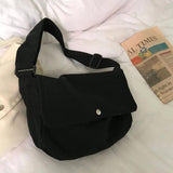 Women's Canvas Shoulder Bag Spring Small Square Bag