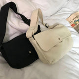Women's Canvas Shoulder Bag Spring Small Square Bag