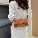 Plaid Chain Shoulder Bag Women's All-match Messenger Bag