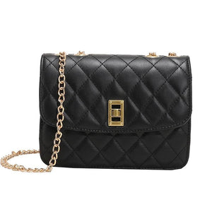 Women's PU Leather Shoulder Bag Solid Messenger Handbag All-match Shopper