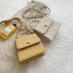 Small Handbag Purse Leather Flap Party Purse Ladies Pouch