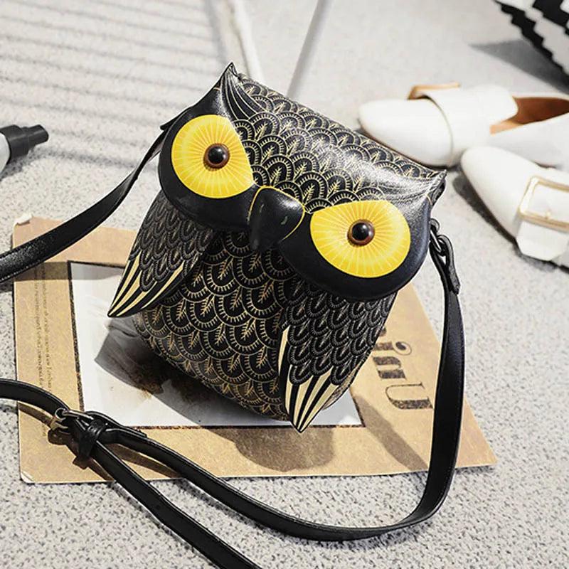 Cartoon Owl Shoulder Bag Purse Handbag Messenger Crossbody Phone R592