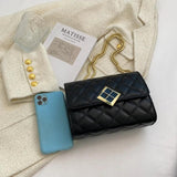 Leisure Shoulder Bag Small Flap PU Leather Messenger Bag