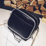Camera Shaped Handbag Leather Women's Shoulder Bag R106