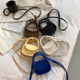 Women's Mini Handbag Portable Shoulder Bag PU Leather Square Bag
