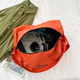Nylon Messenger Bag Large Capacity Waterproof Shoulder Bag for Women