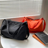 Nylon Messenger Bag Large Capacity Waterproof Shoulder Bag for Women