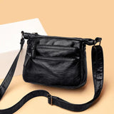 Mini PU Leather Women Messenger Bag Shoulder Sling Handbag