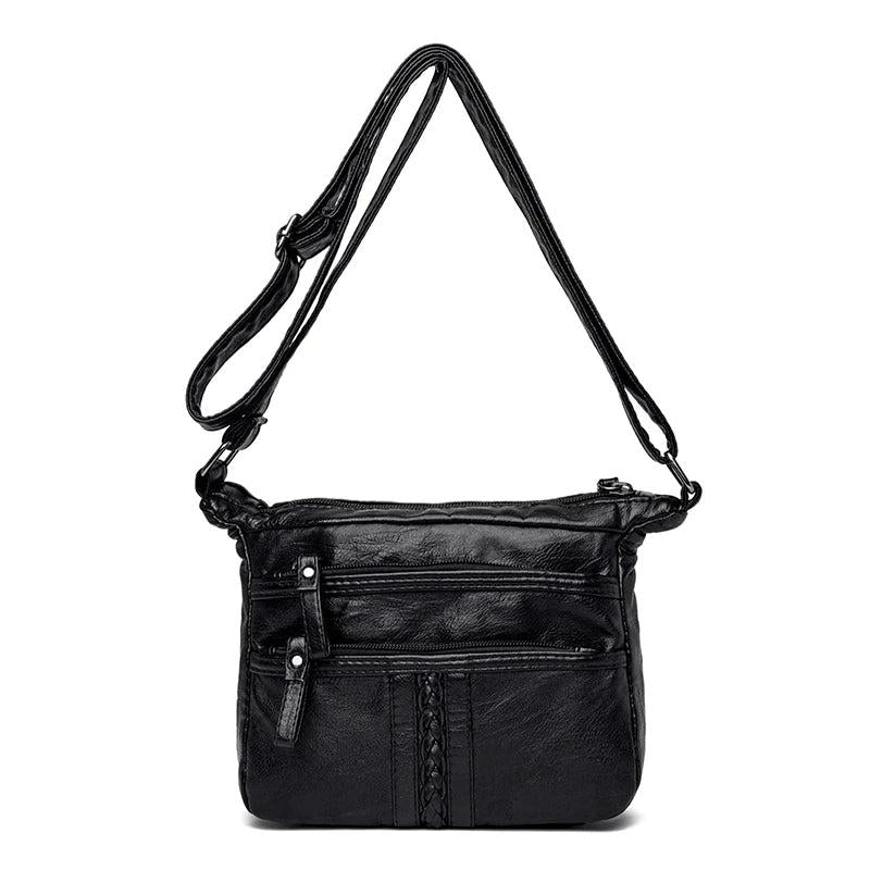 Mini PU Leather Women Messenger Bag Shoulder Sling Handbag