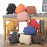 Shell Messenger Bag PU Leather Mini Female Shoulder Bag
