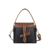 Retro Panelled Women Handbag High Shoulder Bags Crossbody Purse Feminina