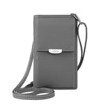 Ladies Mini PU Leather Crossbody Bag Shoulder Bag Card Case