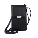 Ladies Mini PU Leather Crossbody Bag Shoulder Bag Card Case