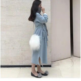Winter Plush Round Bag Soft Shoulder Messenger Handbag