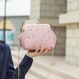 Lace Flower Mini Women Handbags Embroidered Crossbody Bag