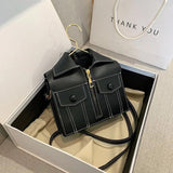 Women's Funny Clothes Shoulder Bag PU Leather Messenger Bag