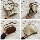 Nylon Bucket Bag Crossbody Waterproof Shoulder Casual Purse